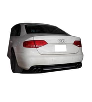Audi A4 B8 2008 - 2012 S4 Arka Tampon Eki - Difüzör ( Plastik)