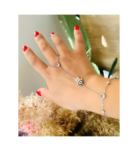FATMA ANA ELİ ÇELİK ŞAHMERAN-GÜMÜŞ RENK ACR4743