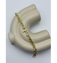 Vip Gold P Harf Taşlı Gurmet Bileklik - 26vipb39