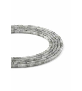 Labradorit Doğal Taş Parlak Silindir Kesim 4x4mm Dizi [AA]