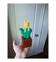 Minecraft Saksılı Çiçek Dekor