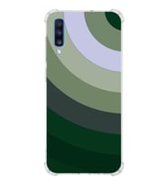 Samsung Galaxy A70  Köşe Korumalı Antişok Kapak Renk Cümbüşü Tasarımlı  Silikon Kılıf (Şeffaf)