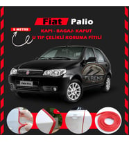Fiat Palio Oto Araç Kapı Koruma Fitili 5metre Parlak Kırmızı Renk