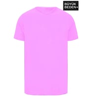 Erkek Büyük Beden V Yaka Tshırt SPRBTS09 (Pink)
