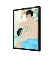 Japon Kadın Çerçeveli Mdf Tablo