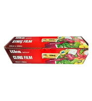 İlka Şeffaf Mutfak Rulo Streç Film Folyo - 45 Cm. x 500 Metre - Gıdaya Uygun - 1 Paket