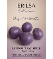Sertifikalı Doğal Lepidolit Taşı Kütle 25-30 mm – Dinginlik ve Ruhsal Barış Taşı (Çok Renkli)