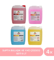 Supta Bulaşık ve Yağ Çözücü Seti 5 LT