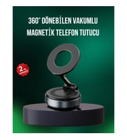 Mey İthalat® Alüminyum Gövdeli Manyetik Araç İçi Telefon Tutucu