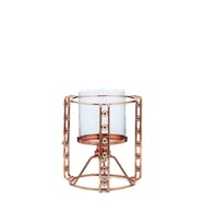 Vitale Alset Bronz Tealight Mumluk 16 cm AK.JE0074
