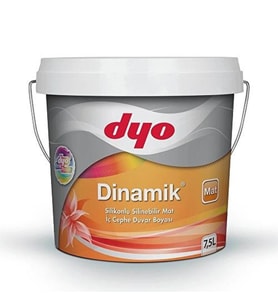 DYO (0986) BEGONYA 7,5LT DİNAMİK MAT SİLİKONLU SİLİNEBİLİR İÇ CEPHE DUVAR BOYASI