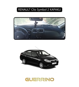 RENAULT Clio Symbol 2 KAPAKLITORPİDO KORUMA HALISI SİYAH KENAR