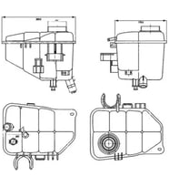 MAHLE CRT126000S Yedek Su Deposu A2035000049