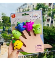 Finger Puppet Sebzeler Parmak Kukla Seti 5 Sebzeli Oyuncak Parmak Kukla