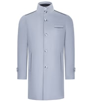PLT8391 DEWBERRY ERKEK PALTO-AÇIK GRİ