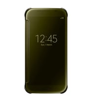 Galaxy S6 ile Uyumlu Clear View Cover Altın EF-ZG920BFEGWW