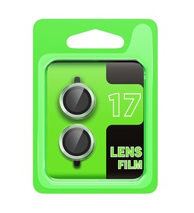 Uray store Apple iPhone 17 Raze Metal Kamera Lens - Açık Yeşil
