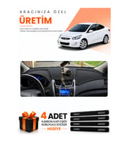 HYUNDAİ ACCENT BLUE (2011-2017) Uyumlu Torpido Koruma Örtüsü Oto Kılıfı - Siyah