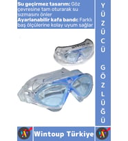 #Gözlük Ergonomik Konforlu Su Geçirmez Buğu Önleyici Ayarlanabilir Şık Çocuk Yetişkin Yüzücü Gözlüğü