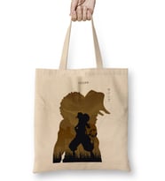 Usopp One Piece in Silhouette Bez Çanta Uzun Saplı