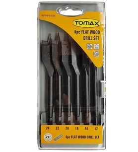Yaprak Ahşap Matkap Ucu Takımı 12-24 Mm - 6 Parçalı