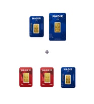 Nadir Gold 24 Ayar 17 Gram Altın (1 Ad 10 Gram Altın + 2 Ad 2,5 Gram Altın + 2 Ad 1 Gram Altın )