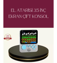 Şarjlı 3.5 İnç Retro Oyun Konsolu