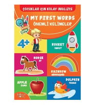Çocuklar İçin Kolay İngilizce - My First Words Önemli Kelimeler