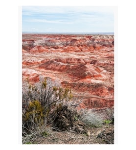 Boyalı Çöl, Arizona Abd Tablo Ahşap Poster Dekoratif