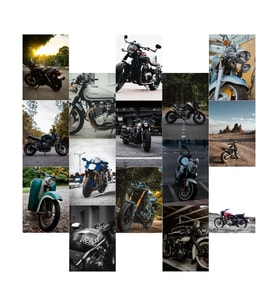 Orora Motosiklet Temalı Poster Duvar Kağıdı Seti-15li-230g-A5