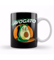 Cute Avogato Avocado Cat Funny Kitty Avo gato Pun Kupa Bardak Porselen