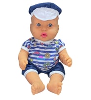 Oyuncak Et Bebek Konuşan Sesli Tombul Erkek Et Bebek 40 Cm