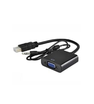 Pmr Hdmi To Vga Adaptör (25cm) + Aux Kablo (50cm)