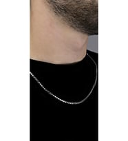 Küp Zincir Kolye Unisex 925 Ayar (Gold)