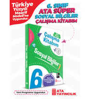 6. Sınıf Ata Süper Sosyal Bilgiler Çalışma Kitabım