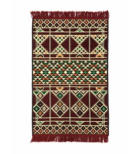 Shark Anadolu Baklava Kilim Bordo (Çok Renkli)