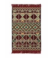 Shark Anadolu Baklava Kilim Bordo (Çok Renkli)