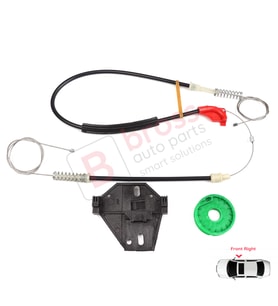VW Transporter T4 Eurovan Caravelle 1990-2003 7D0959802 İçin Elektrikli Ön Sağ Cam Kriko Tamir Seti