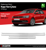 VW Polo 6R Krom Kapı Yan Çıtası 2009-2017