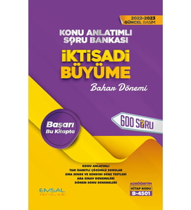 Emsal Yayınları Aöf Iktisati Büyüme Konu Anlatımlı Soru Bankası (Çok Renkli)
