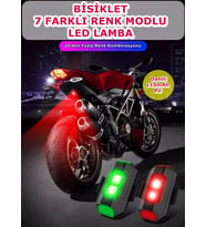 NKT GROUP Bisiklet Mini Led Lambası 7 Farklı Mod- 20 den Fazla Renk Kombinasyonu
