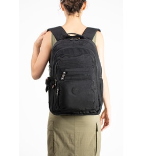 Ultra Hafif Çok Cepli Su Geçirmez Sırt Çantası Unisex Siyah (Model: 571-2F)