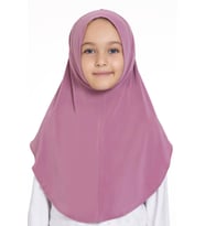 Gül Kurusu Pratik Hazır Geçmeli Genç Tesettür Bone Sandy Düz Hijab 2312_18