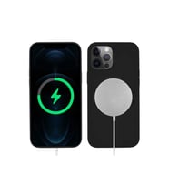 Apple iPhone 13 Pro Uyumlu Kılıf Zore Silksafe Wireless Kapak (Siyah)