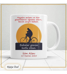 Babalar Günü Hediyesi – Kişiye Özel Kupa Bardak-baba62