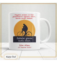 Babalar Günü Hediyesi – Kişiye Özel Kupa Bardak-baba62