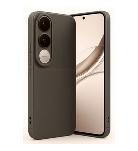 Vivo V50 Lite 4g Auto Focus Karbon Kapak - Kahverengi