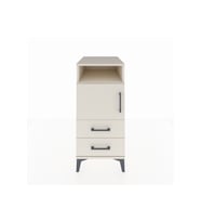 Kronos Komodin 2 Raflı 2 Çekmeceli Tek Kapaklı 44x59x96 Aytaşı-Aytaşı