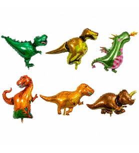 Jurassic World 6lı Dinazor Set Folyo Balon