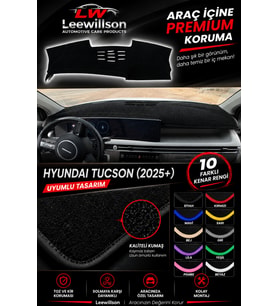 Hyundai TUCSON (2025+) Ön Gögüs Panel Torpido Koruma Koruyucu Kilifi Halisi Örtüsü Yedek Parça